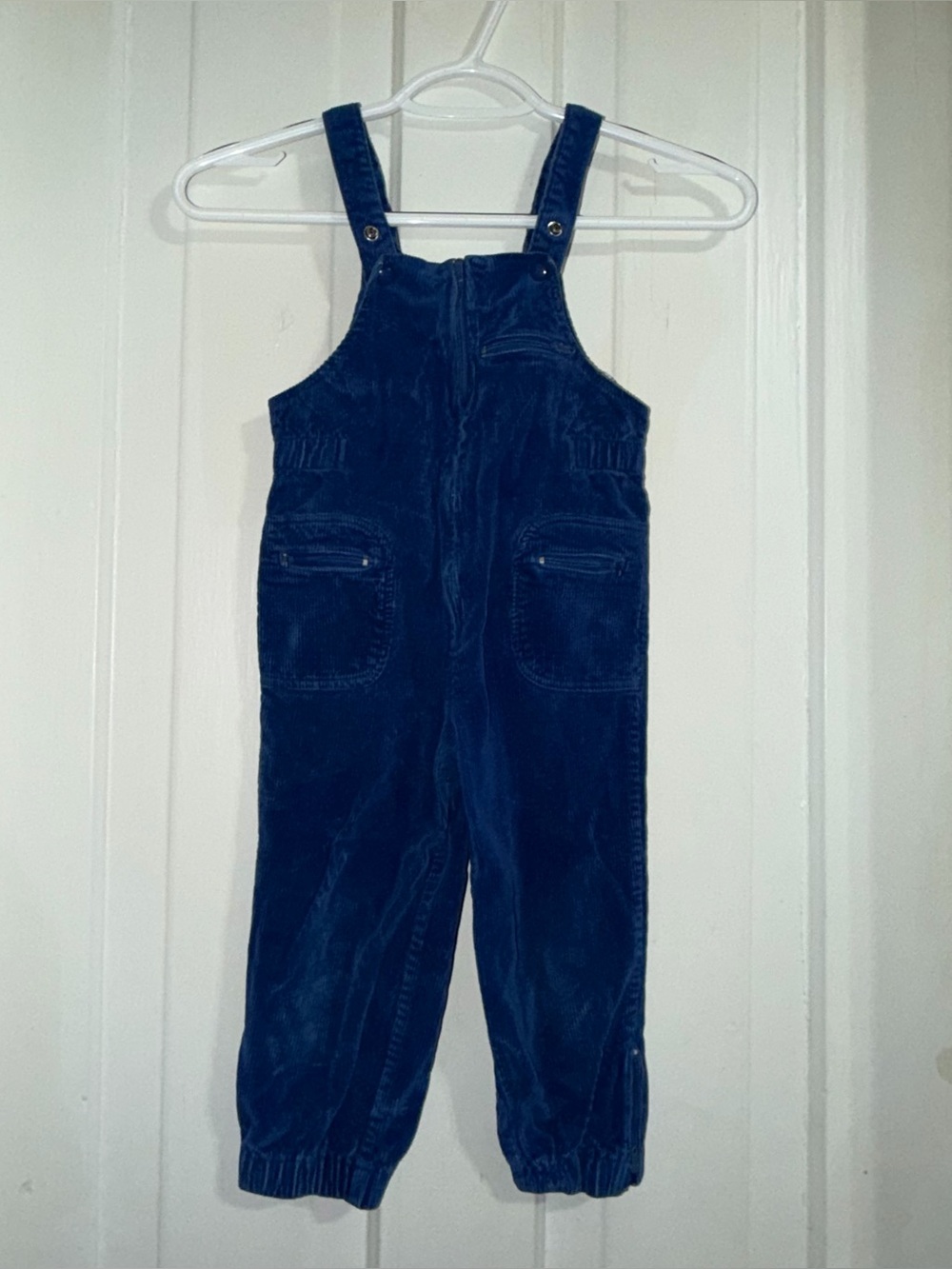 Vintage boys girls toddler 3T overalls Kids Navy Blue Corduroy Overalls